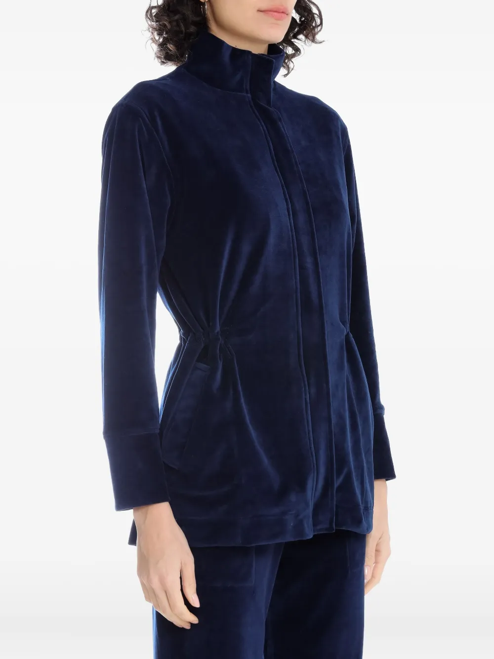 Lygia & Nanny Jas met hoge hals Blauw