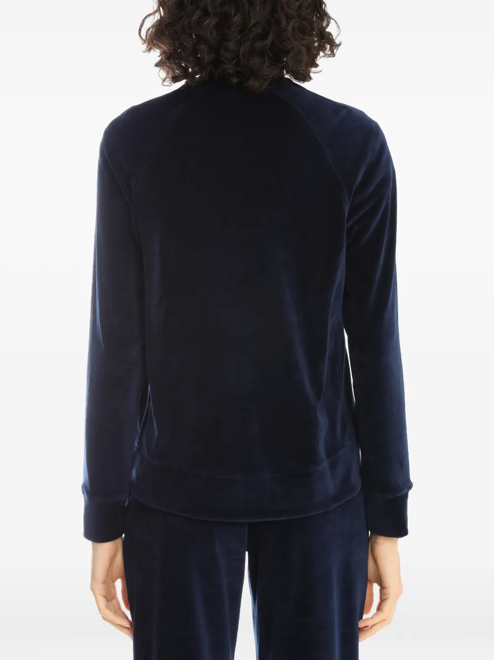 Lygia & Nanny plush zip-up jacket Blauw