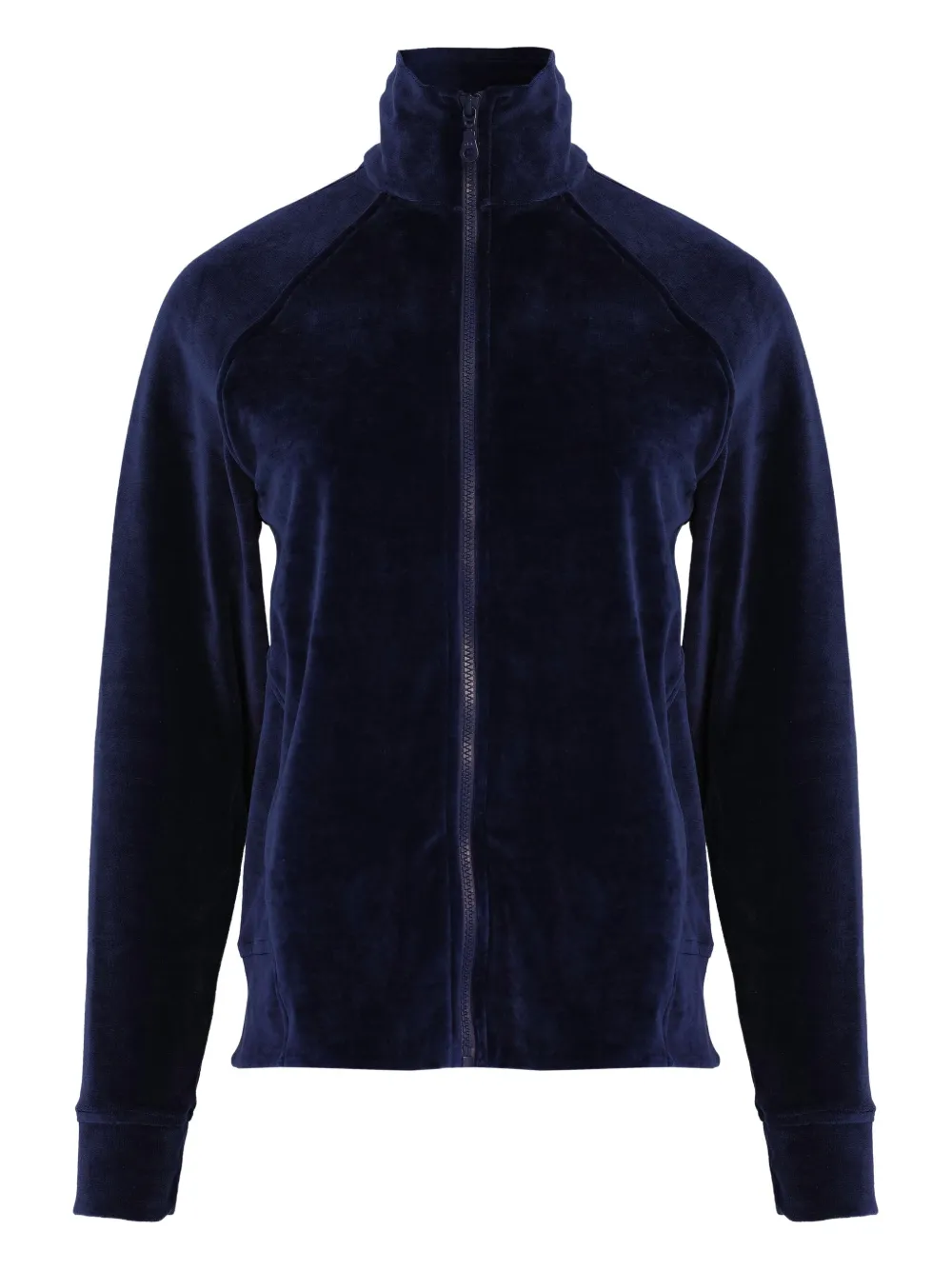 Lygia & Nanny plush zip-up jacket Blauw