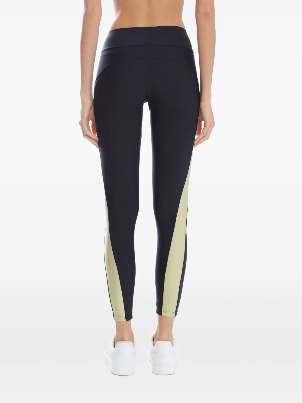 Lygia & Nanny Legging met vlakken Zwart