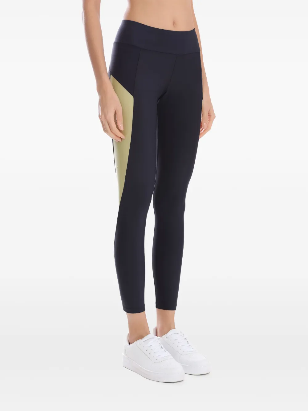 Lygia & Nanny Legging met vlakken Zwart