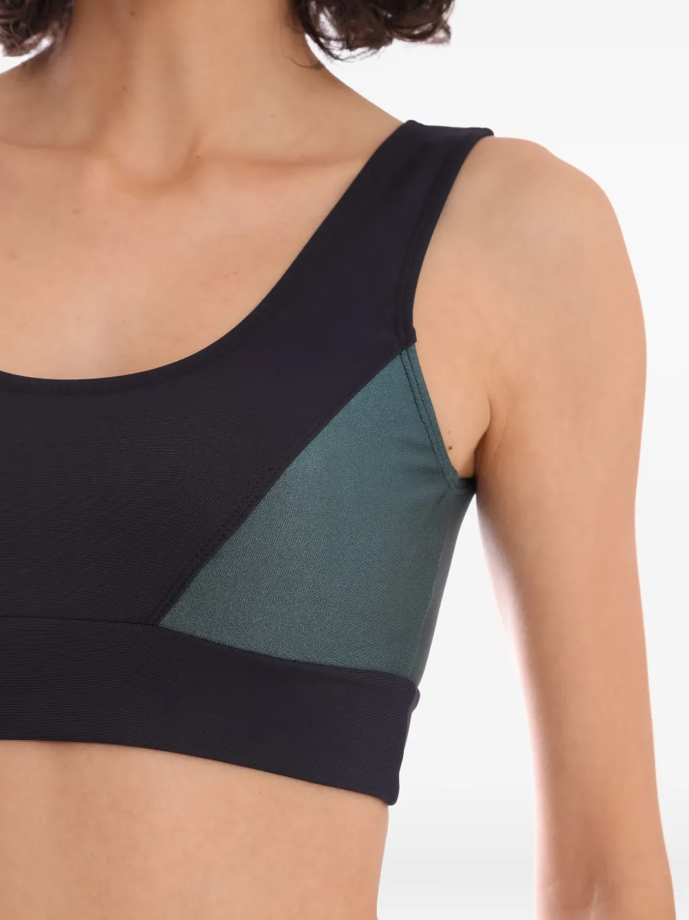 Lygia & Nanny panelled sports bra Zwart