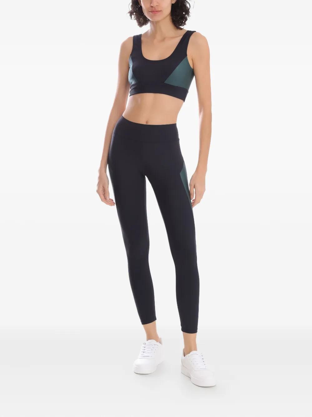 Lygia & Nanny panelled sports bra Zwart