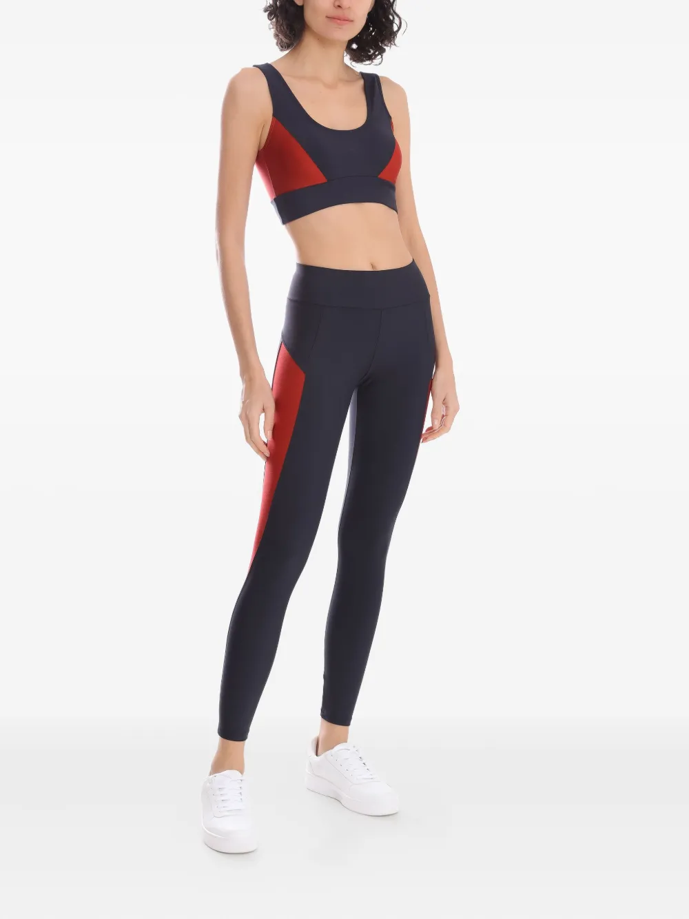 Lygia & Nanny colour-block sports bra Zwart