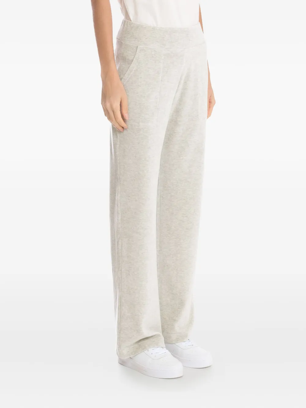 Lygia & Nanny Wine pluche broek met zak - Grijs