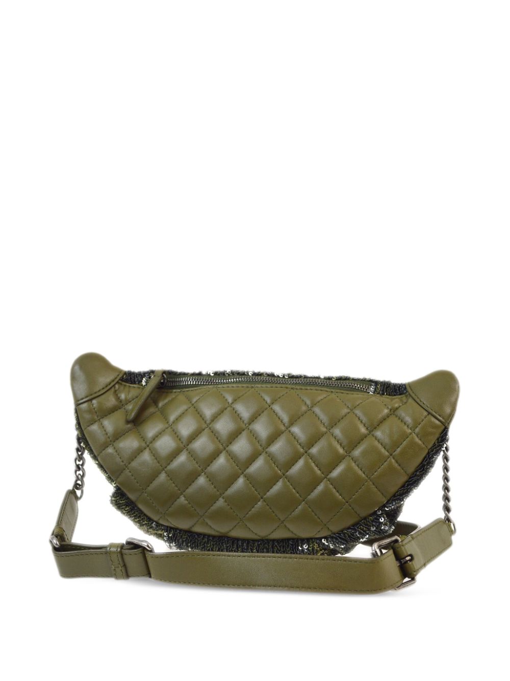 CHANEL Pre-Owned 2016 Coco Cuba heuptas met pailletten - Groen