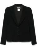 CHANEL Pre-Owned 2003 wool single-breasted jacket - Black