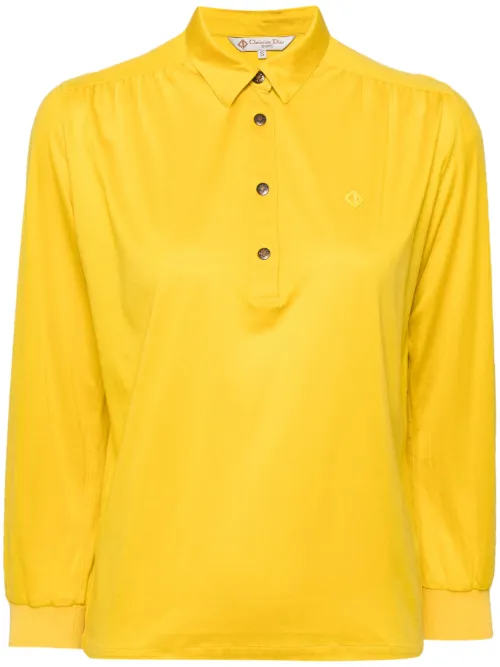 Polo Sports Logo à manches longues - Christian Dior Pre-Owned - Modalova