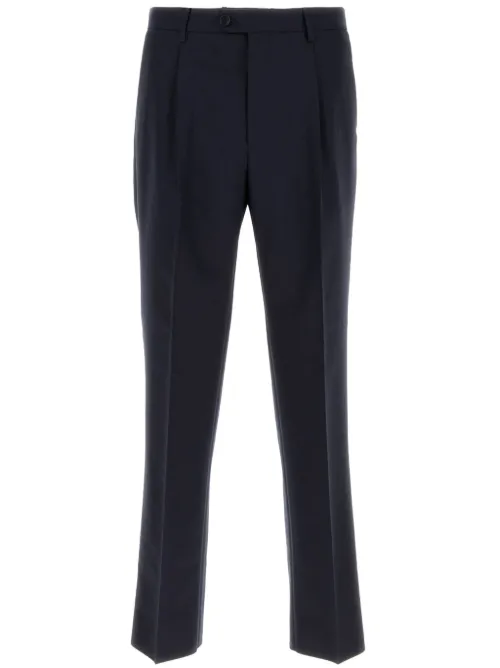 Pantalon en laine à design plissé - ETRO - Modalova