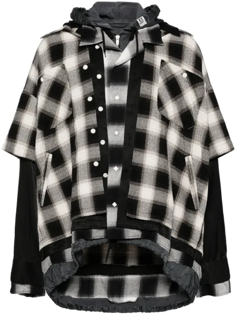 Maison MIHARA YASUHIRO checked-pattern shirt