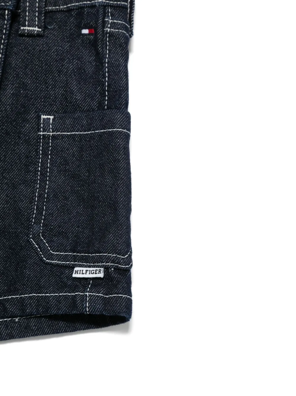 Tommy Hilfiger Junior Denim cargo skort Blauw