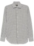 Barba check-print shirt - Green
