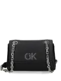 Calvin Klein logo-plaque crossbody bag - Black