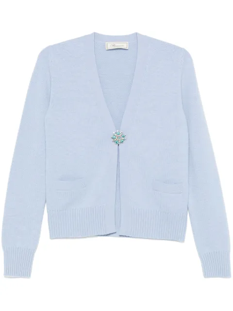 Blumarine cárdigan con detalles de cristal