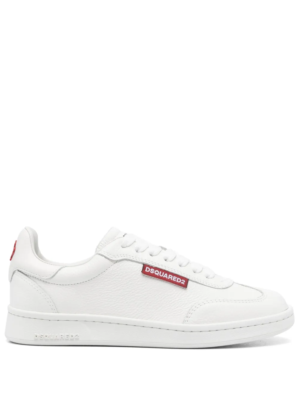 Shop Dsquared2 Boxer Sneakers In White