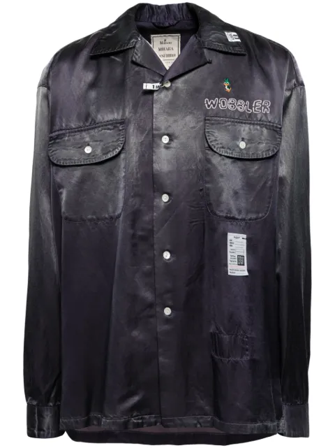 Maison MIHARA YASUHIRO camisa con parche del logo