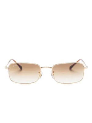 Ray-Ban オーバルフレーム サングラス | シルバートーン | FARFETCH JP
