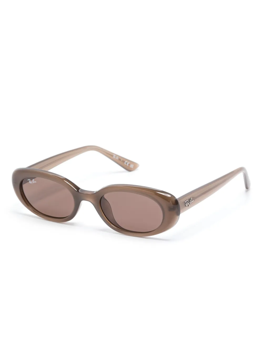 Ray-Ban Zonnebril met rond montuur - Bruin