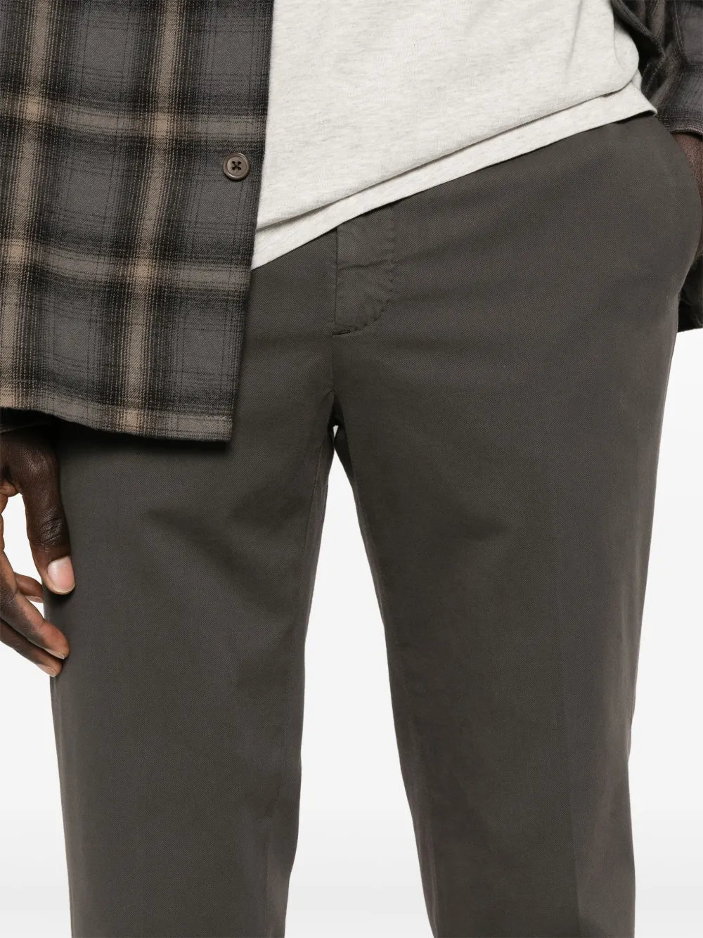 Incotex Twill chino Bruin