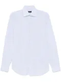 Barba check-print shirt - Blue