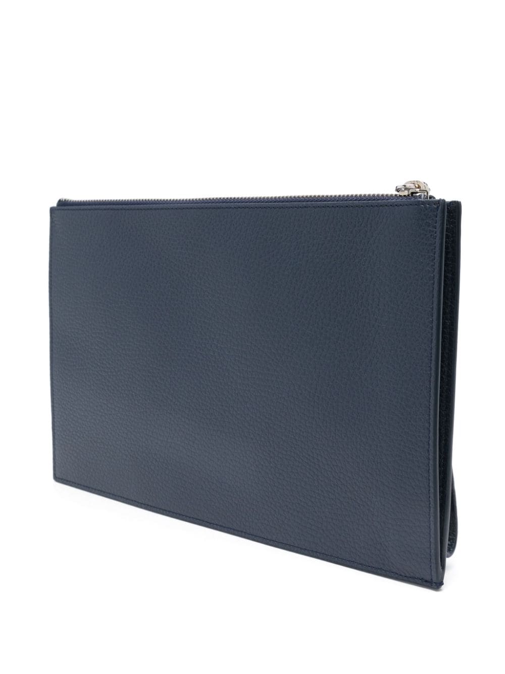 Shop Orciani Large Micron Clutch Bag In Blue