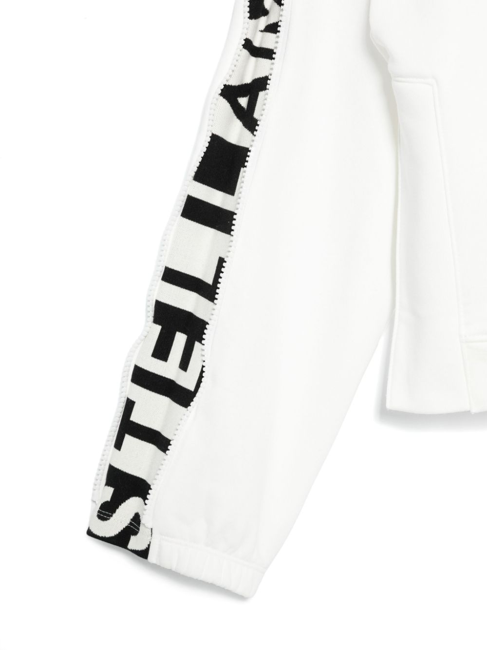 Shop Stella Mccartney Logo-embellished Sweatshirt In 白色