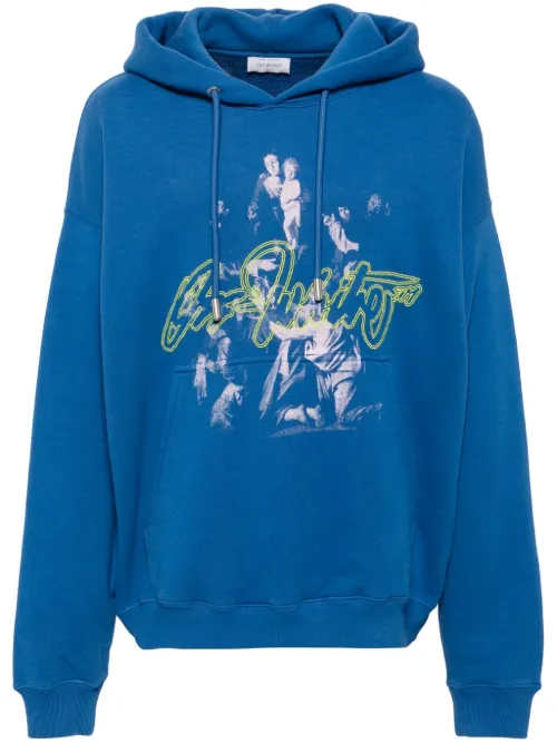 Hoodie à imprimé graphique - Off-White - Modalova
