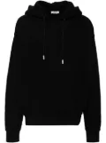 Off-White logo-print hoodie - Black