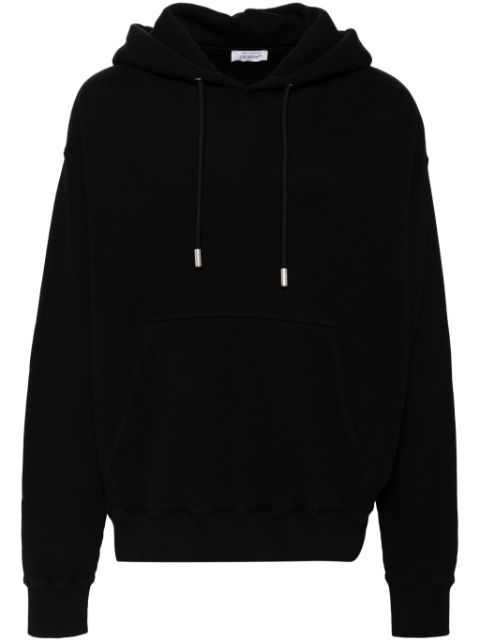 Off-White logo-print hoodie Men