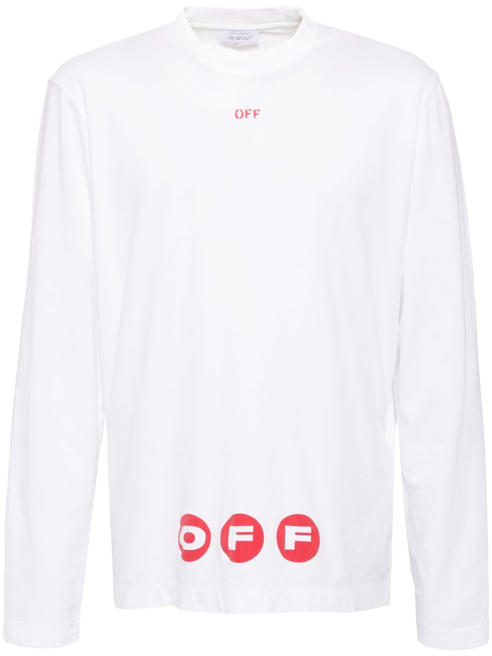 Off-White logo-print long-sleeved T-shirt Men