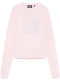 GCDS Ti Amo Bling sweater - Pink