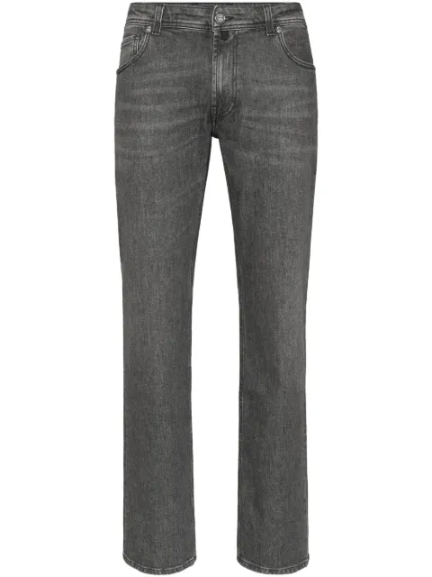 Billionaire logo-patch jeans 