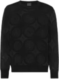 Billionaire round neck sweater - Black