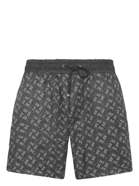Billionaire shorts de playa con monograma estampado