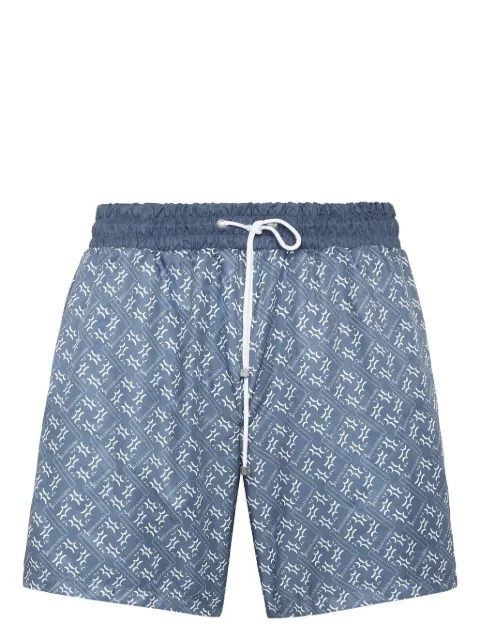 Billionaire shorts de playa con monograma estampado
