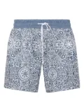 Billionaire printed swim shorts - Blue