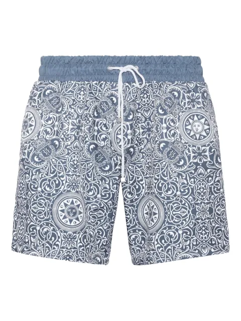 Billionaire printed swim shorts 