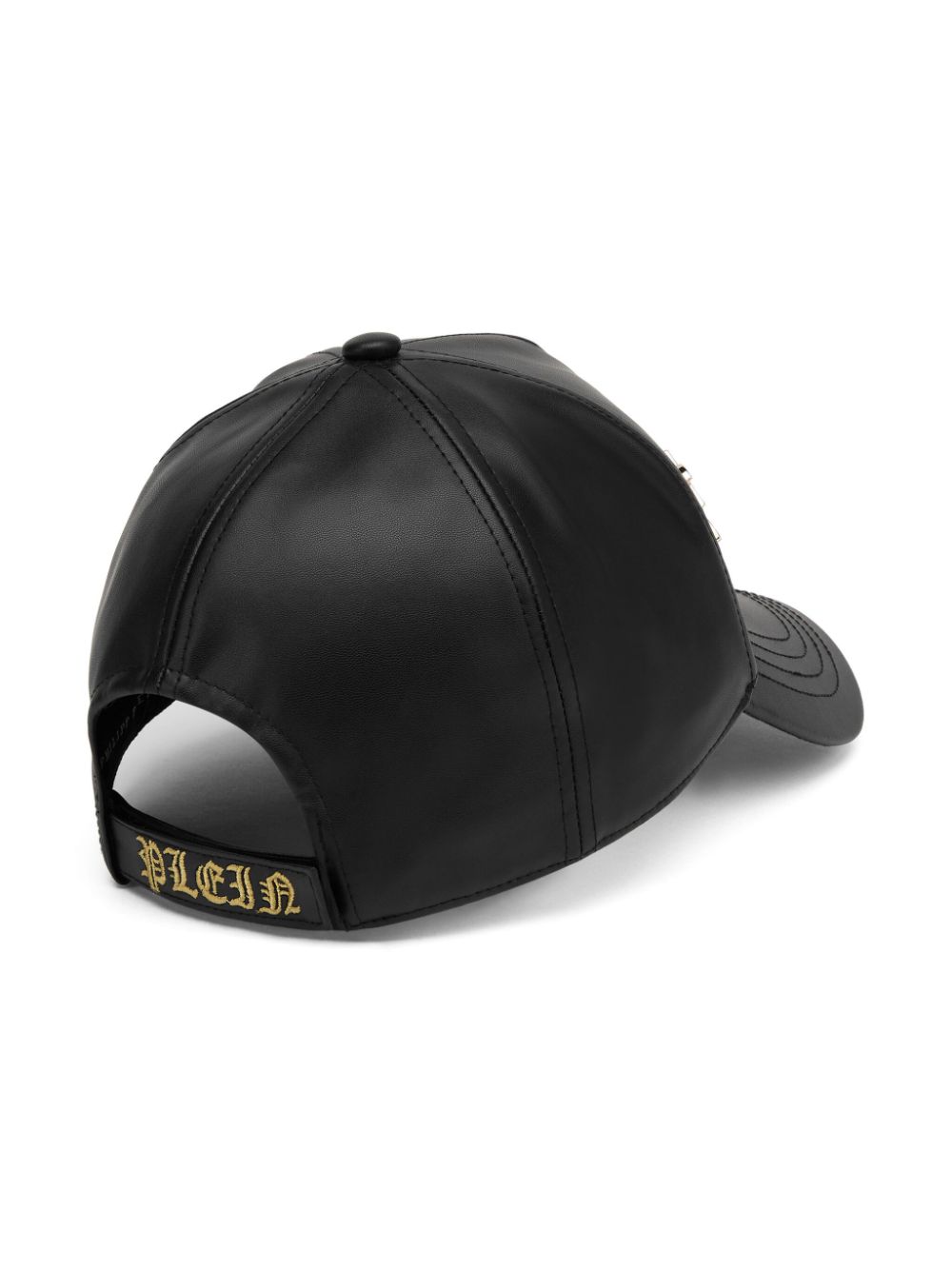 Philipp Plein Gothic Plein cap - Zwart