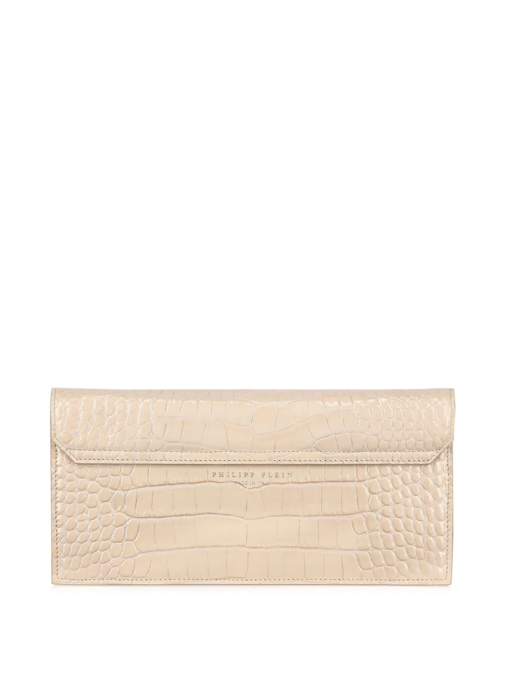 Philipp Plein Gothic Plein clutch - Beige