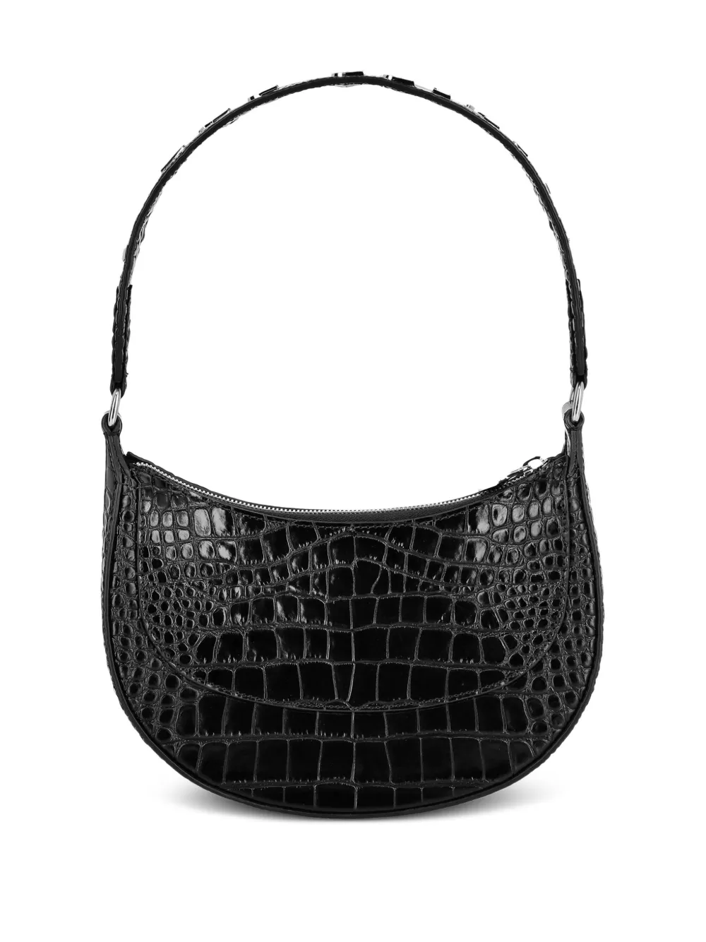 Philipp Plein Shopper met krokodillenprint - Zwart