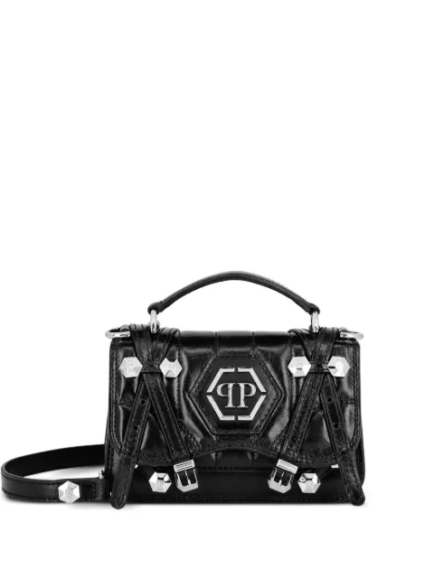 Philipp Plein small Hexagon leather tote bag