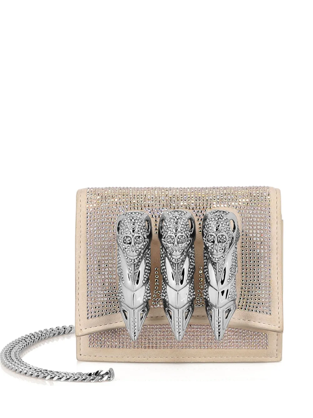 embellished clutch bag