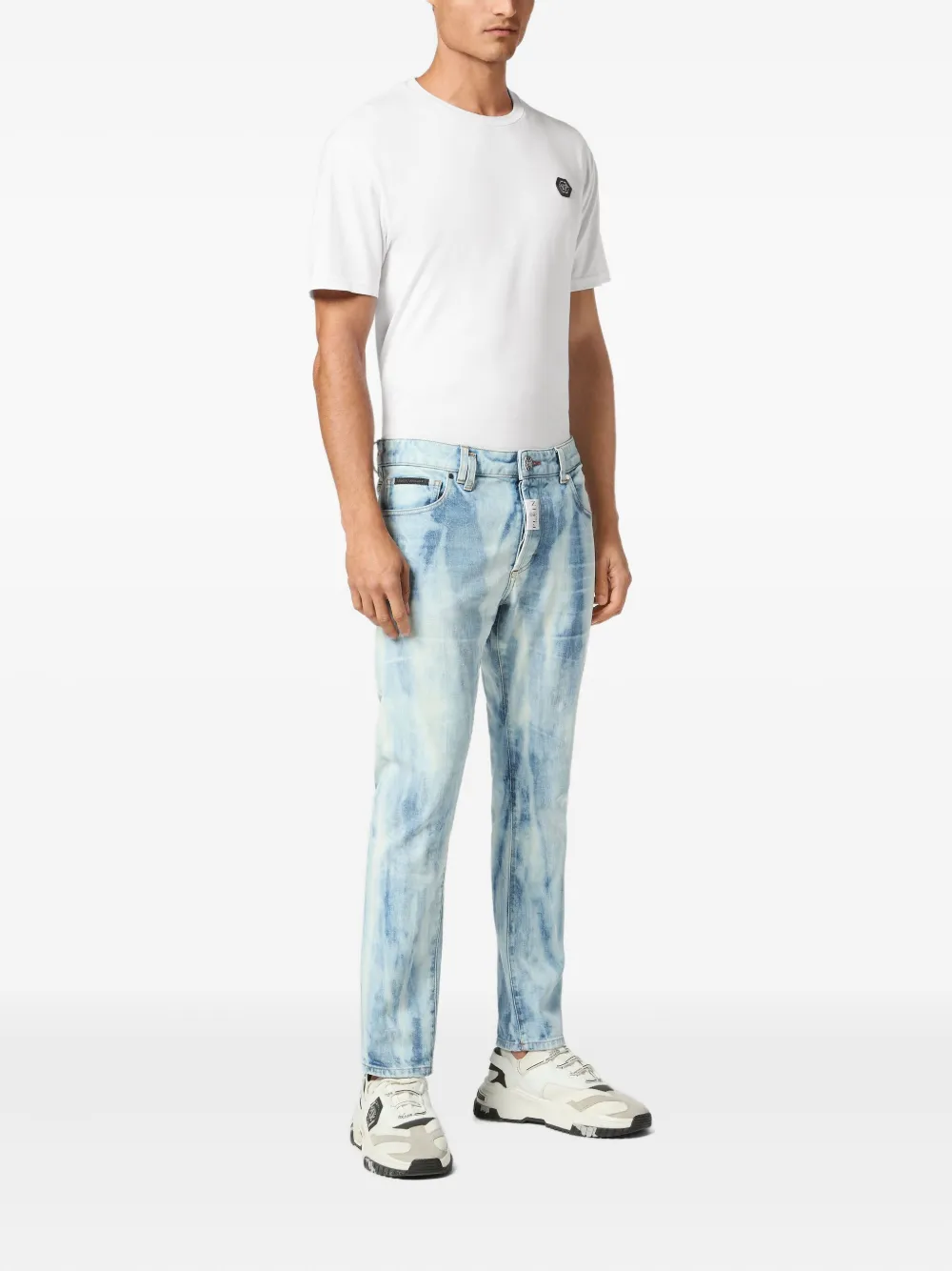 Philipp Plein skinny jeans - Blauw