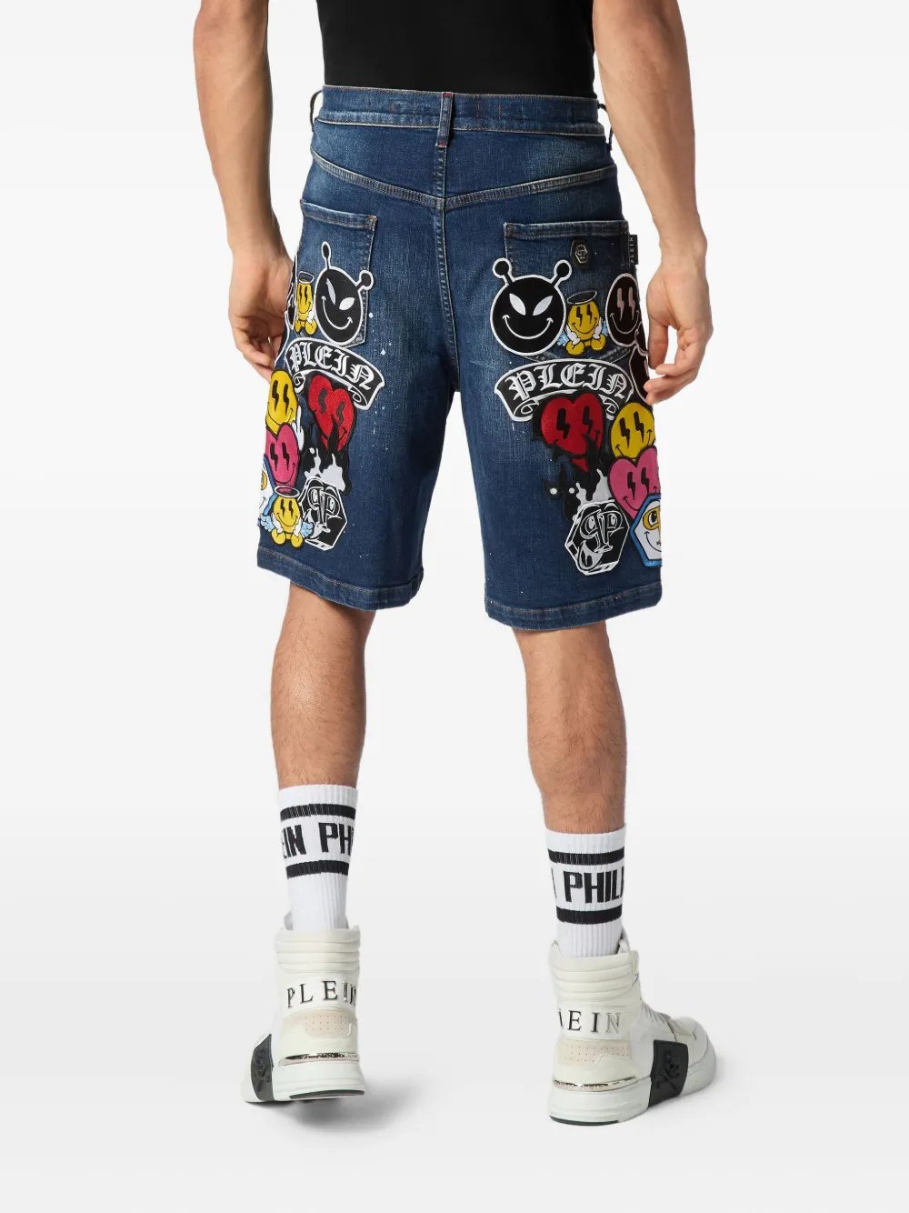 Philipp Plein Fermentera shorts Blauw