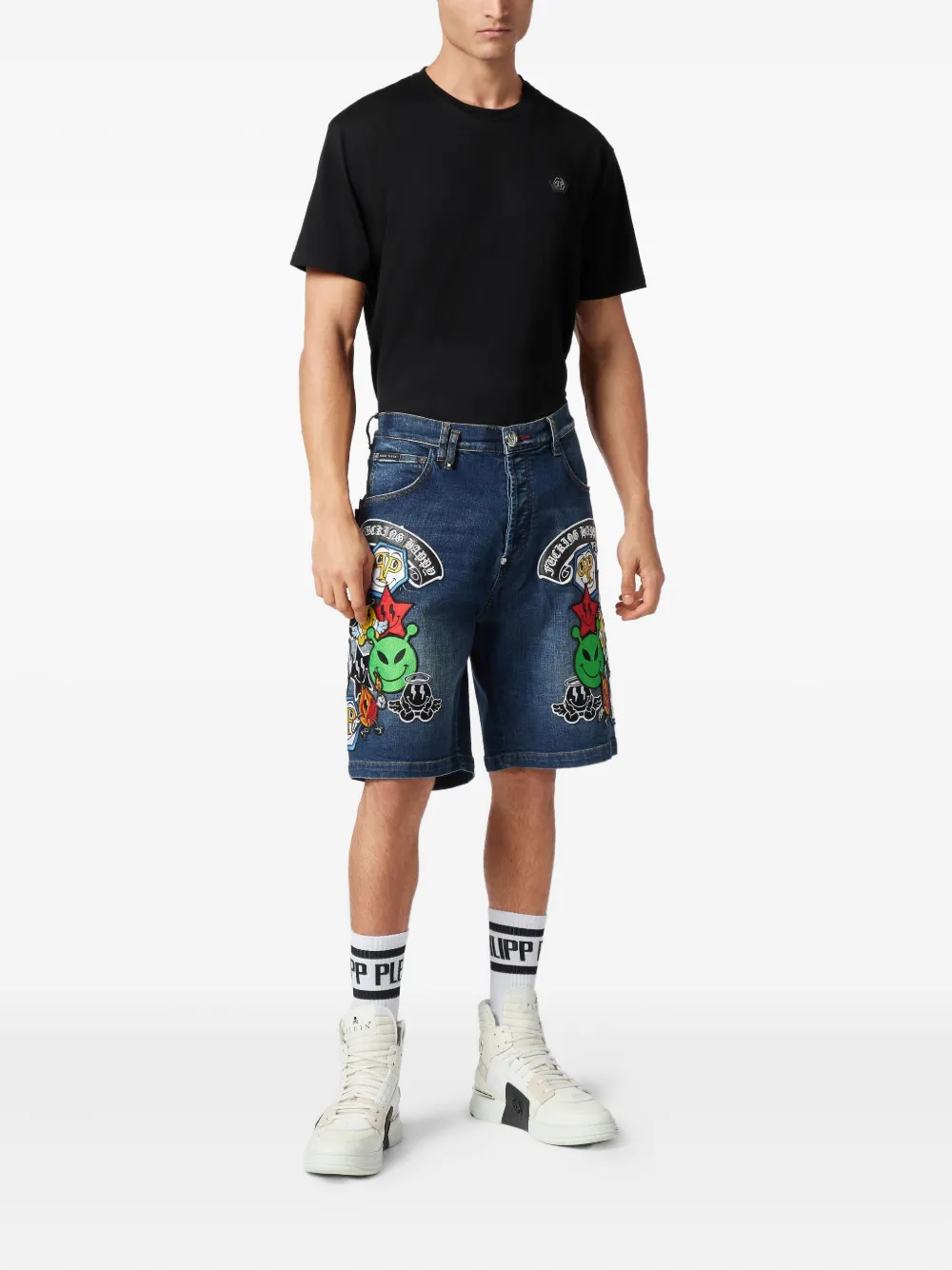 Philipp Plein Fermentera shorts - Blauw