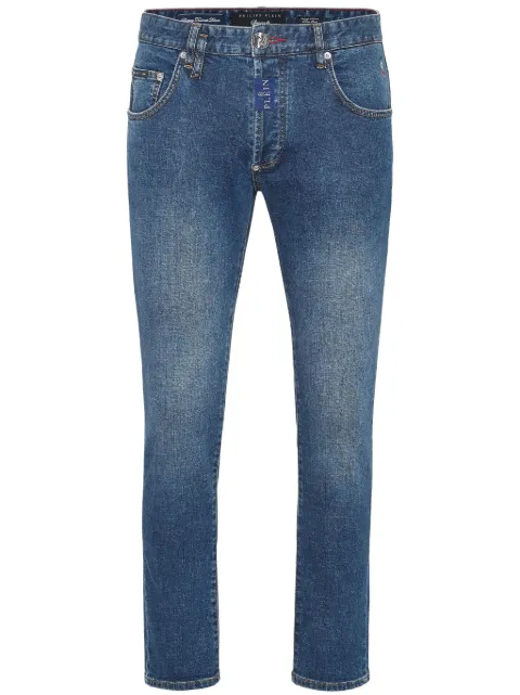 Philipp Plein logo-plaque jeans