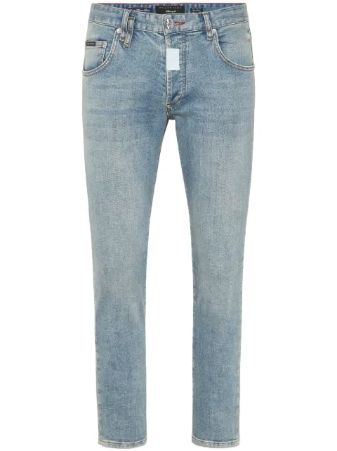 Philipp Plein logo-plaque jeans