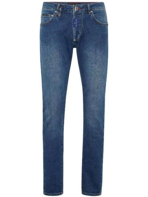 Philipp Plein logo-plaque jeans