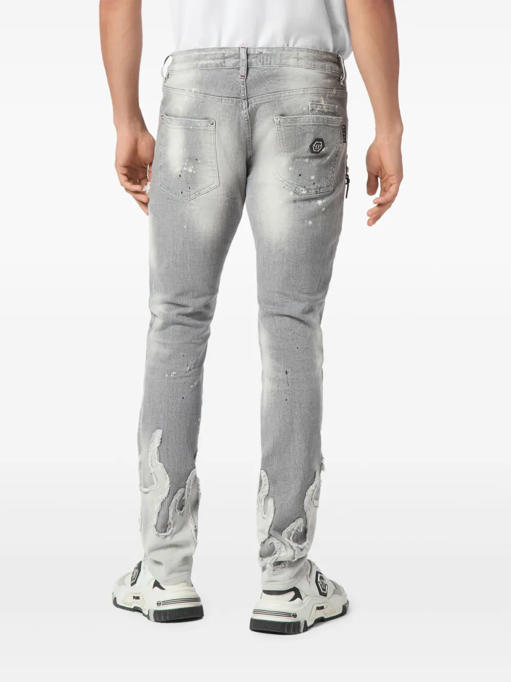 Philipp Plein Rock Star jeans Grijs