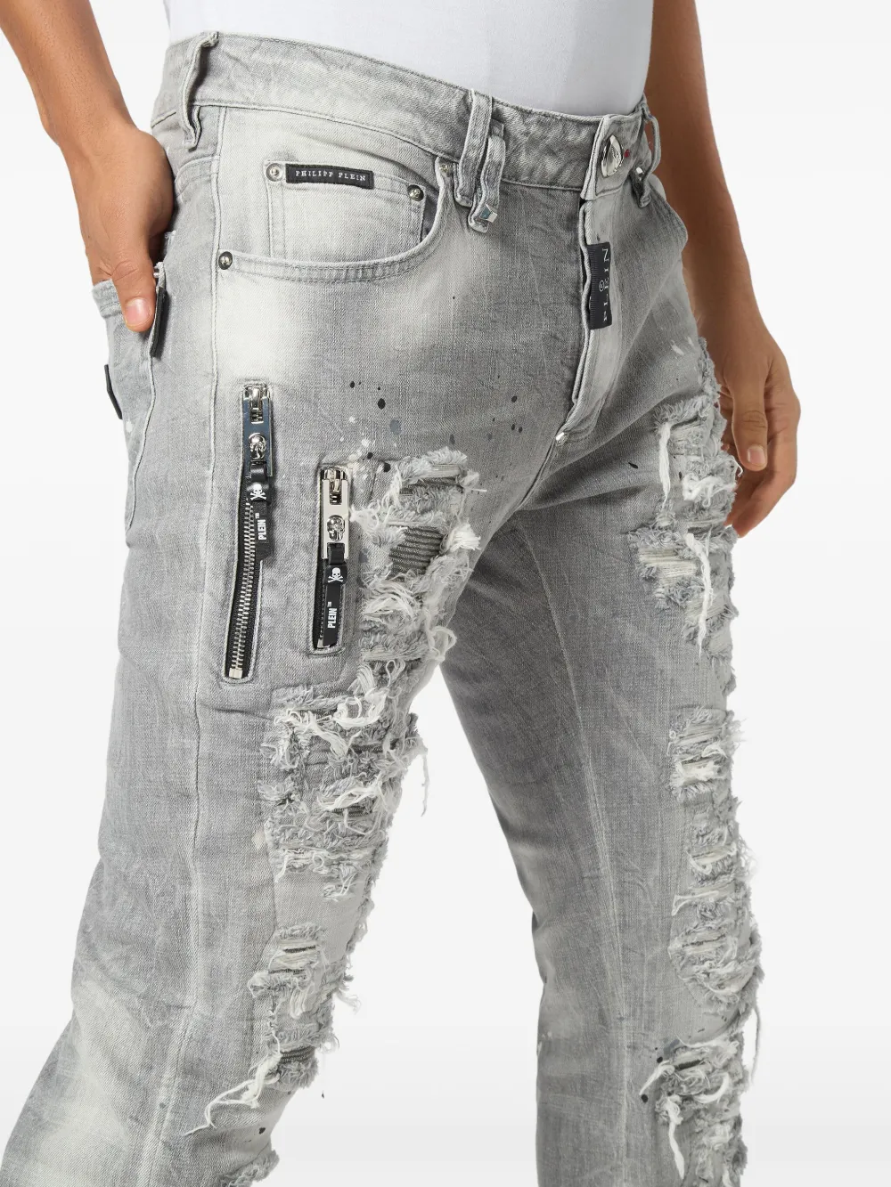 Philipp Plein Rock Star jeans Grijs